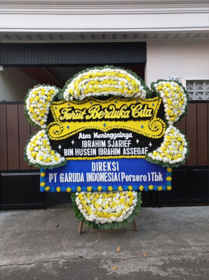 Papan Bunga Duka di Gunung Sahari Selatan