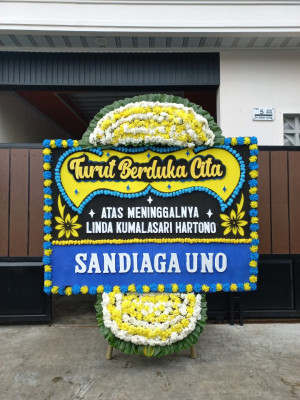 Papan Bunga Duka di Gunung Sahari Selatan